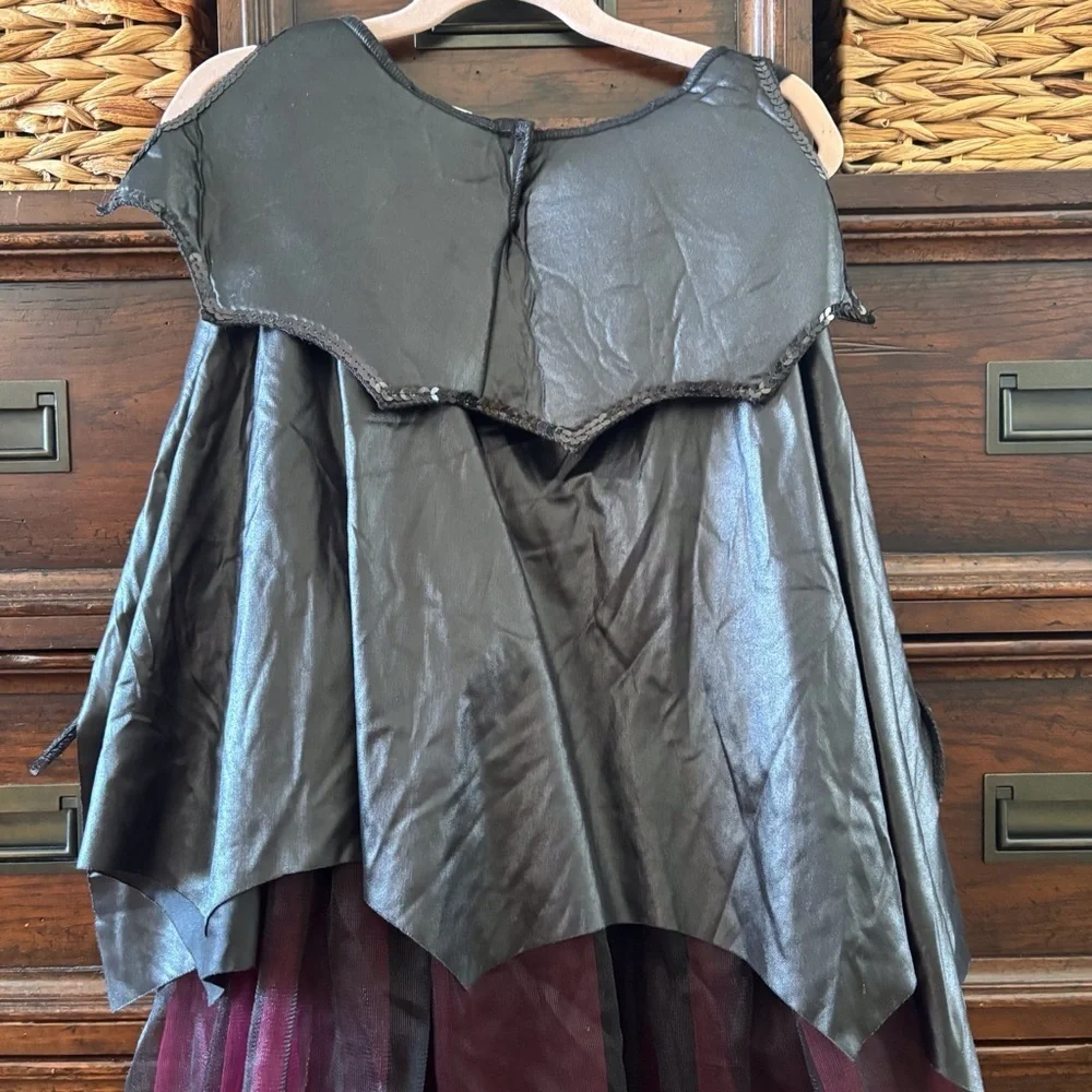 Enchanting Black and Purple witch Kids Costume in size M